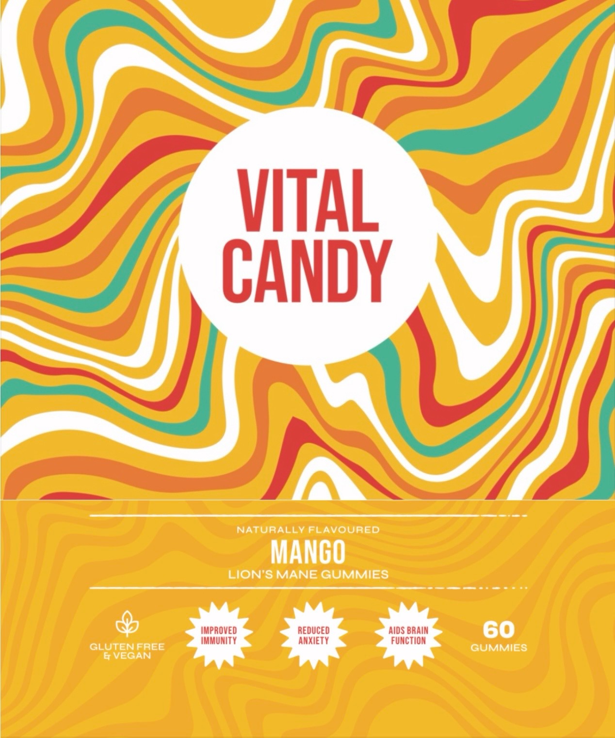 Mango Lion's Mane Candy