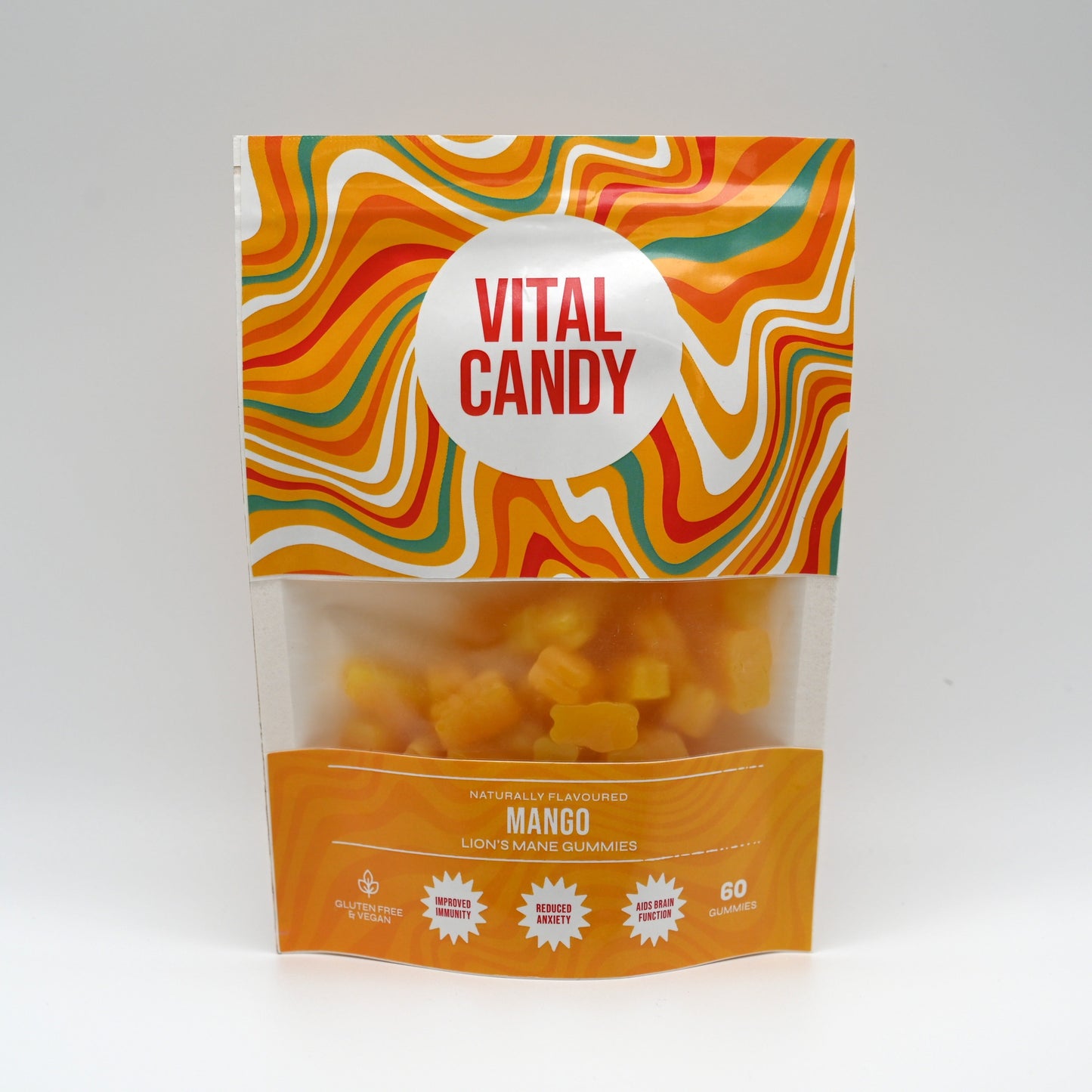 Mango Lion's Mane Candy