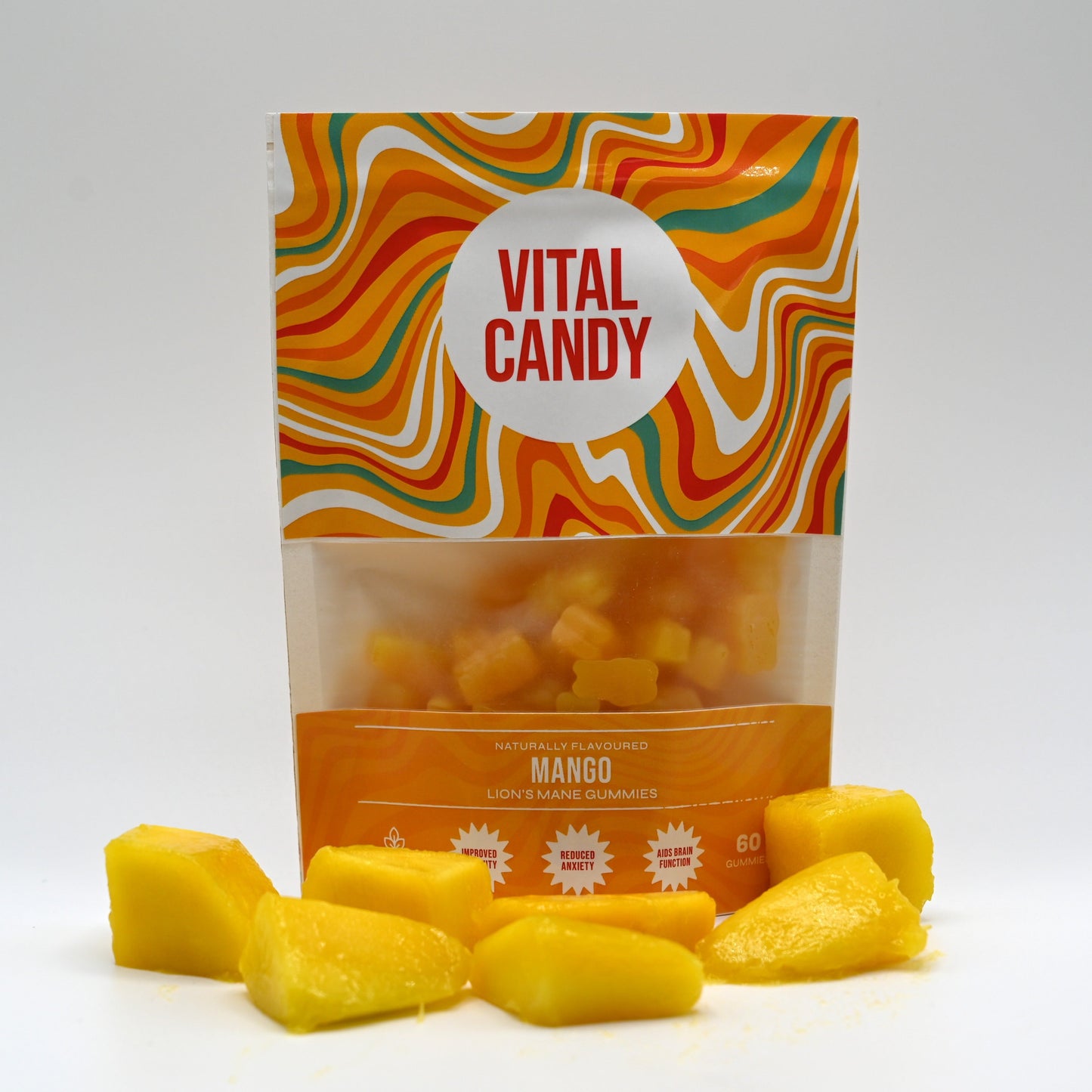 Mango Lion's Mane Candy